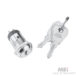 3378 – Flat Key Wafer Switch Lock – Miniature