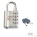 7918 – Combination Padlock with Key – 4 Wheels